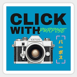 Photographer Camera Click With Purpose Magnet